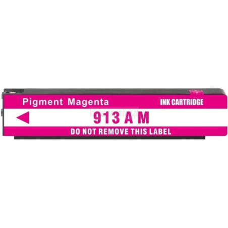 Tinteiro de Tinta Pigmentada HP Compatível 913A (F6T78AE) Magenta
