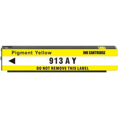 Tinteiro de Tinta Pigmentada HP Compatível 913A (F6T79AE) Amarelo