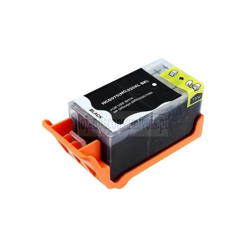 Tinteiro HP Compatível 920XL (CD975AE/CD971AE) Preto