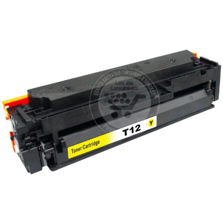 Toner Canon Compatível T12 Amarelo