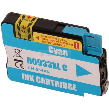 Tinteiro HP Compatível 933XL (CN054AE) Azul