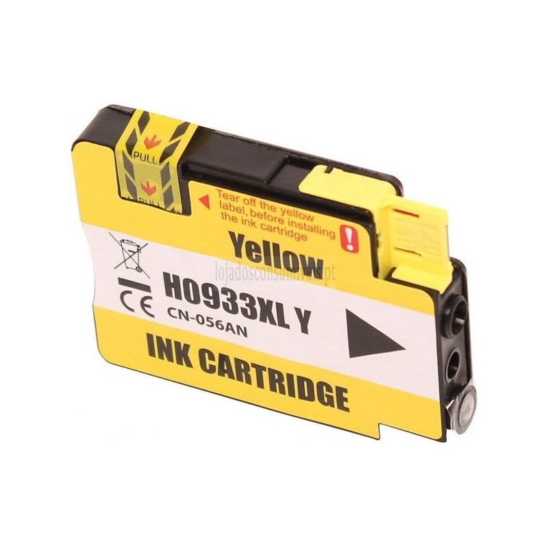 Tinteiro HP Compatível 933XL (CN056AE) Amarelo