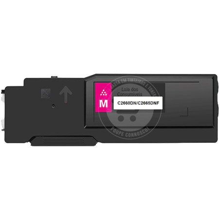 Toner Dell Compatível C2660DN/C2665DNF Magenta