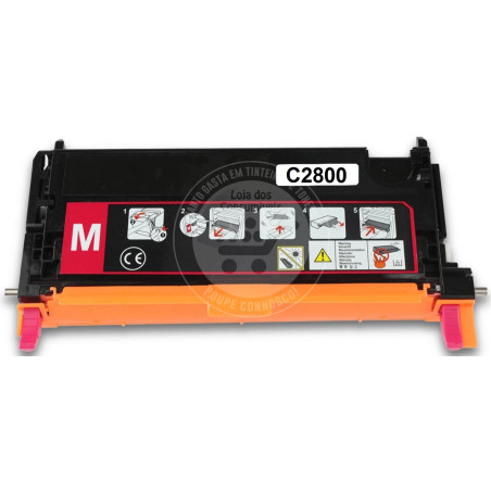 Toner Epson Compatível C2800 Magenta