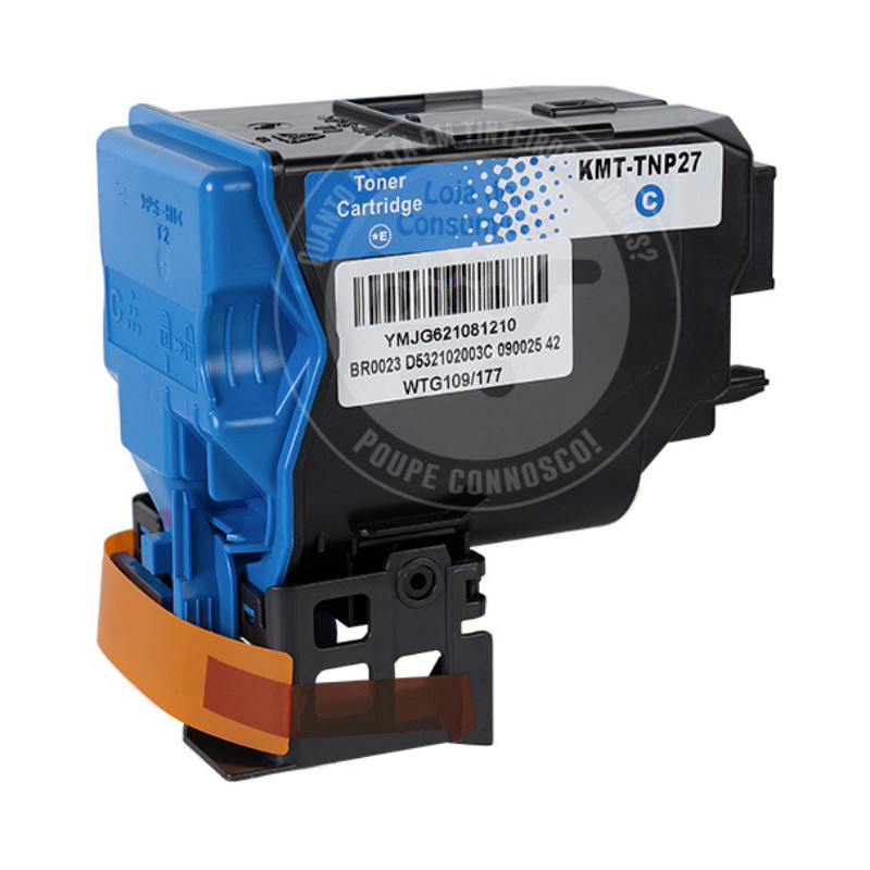 Toner Konica Minolta Compatível TNP27 Azul