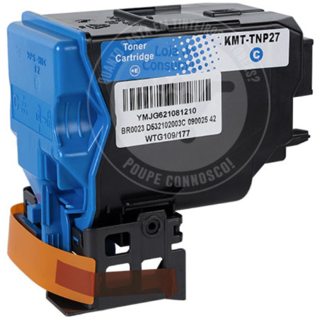 Toner Konica Minolta Compatível TNP27 Azul