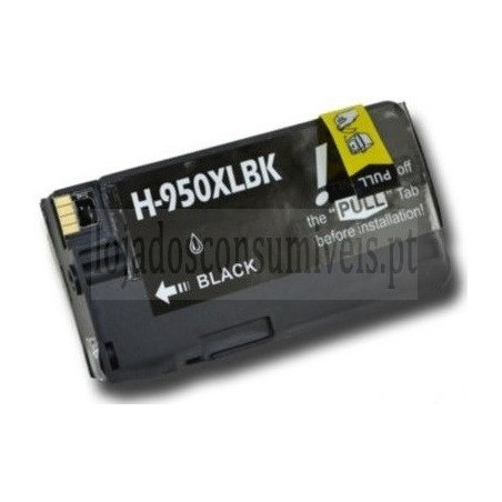 Tinteiro HP Compatível 950XL (CN045AE/CN049AE) Preto