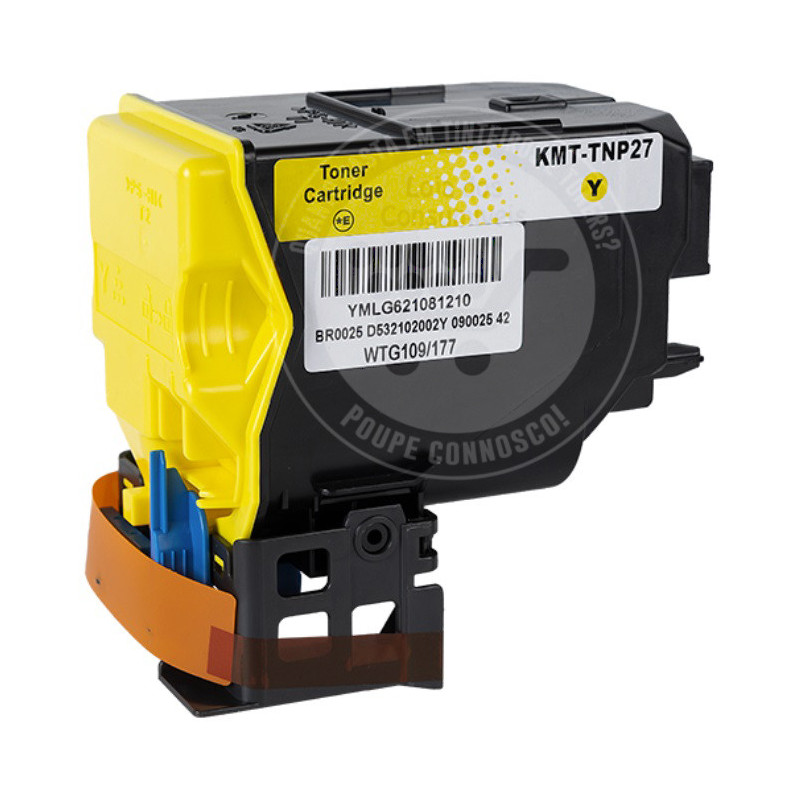 Toner Konica Minolta Compatível TNP27 Amarelo