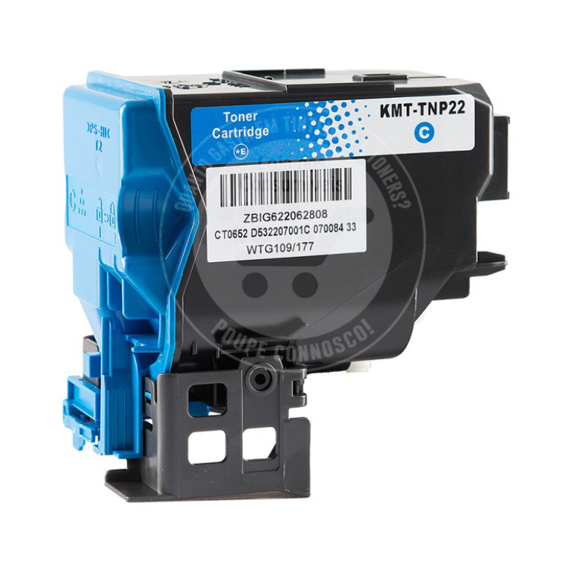 Toner Konica Minolta Compatível TNP22 Azul