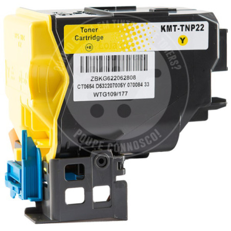 Toner Konica Minolta Compatível TNP22 Amarelo