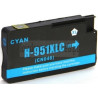 Tinteiro HP Compatível 951XL (CN046AE/CN050AE) Azul