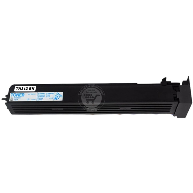 Toner Konica Minolta Compatível TN312 Preto