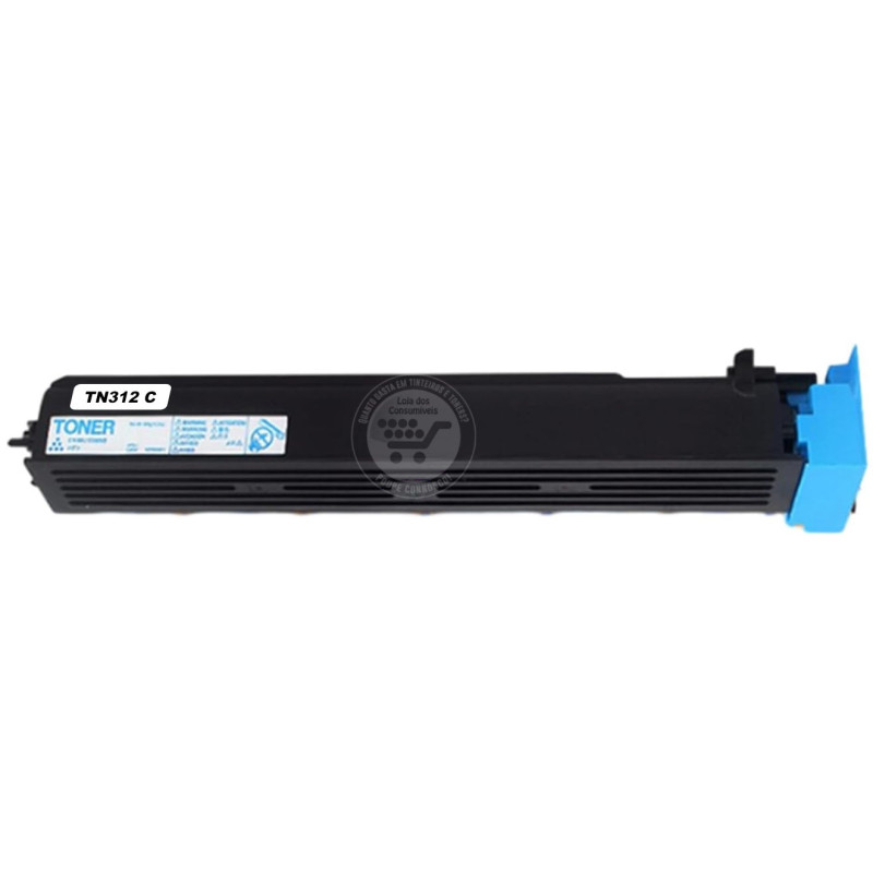 Toner Konica Minolta Compatível TN312 Azul