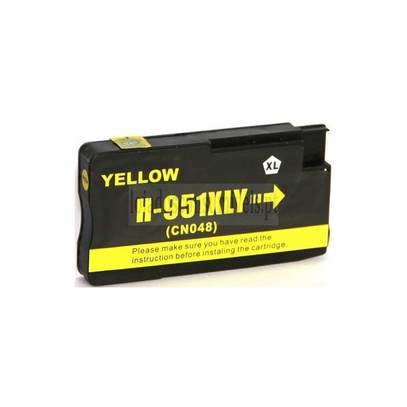 Tinteiro HP Compatível 951XL (CN048AE/CN052AE) Amarelo
