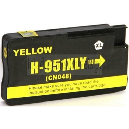 Tinteiro HP Compatível 951XL (CN048AE/CN052AE) Amarelo