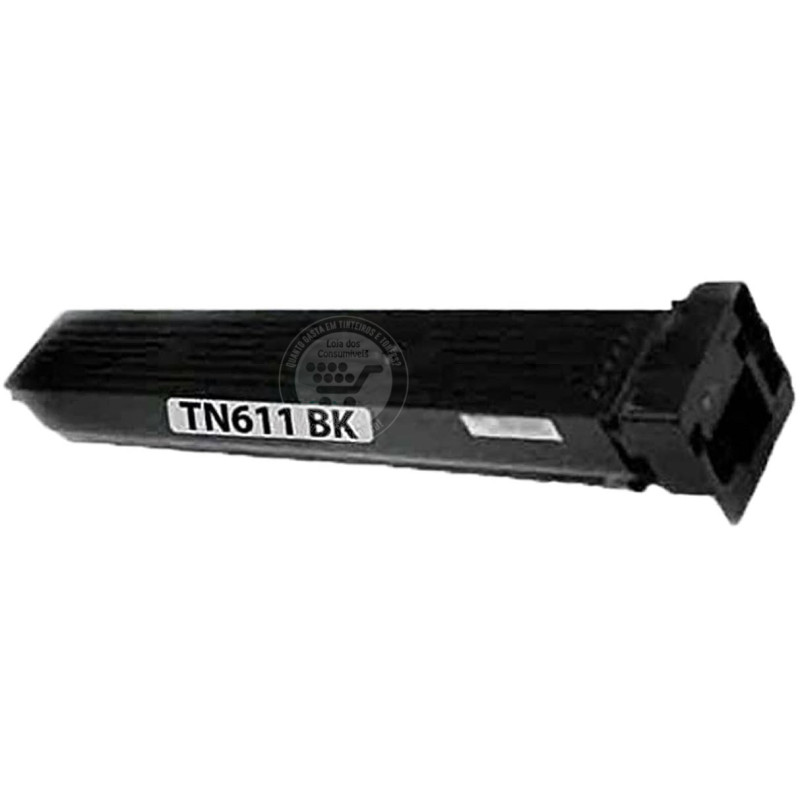 Toner Konica Minolta Compatível TN611 Preto
