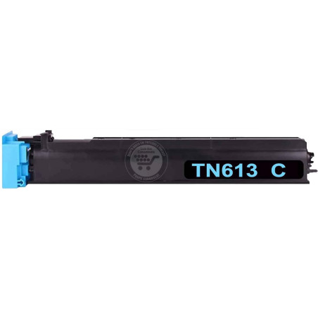 Toner Konica Minolta Compatível TN613  Azul