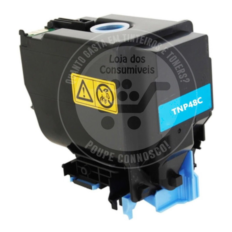Toner Konica Minolta Compatível TNP48 Azul