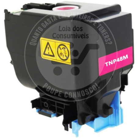 Toner Konica Minolta Compatível TNP48 Magenta