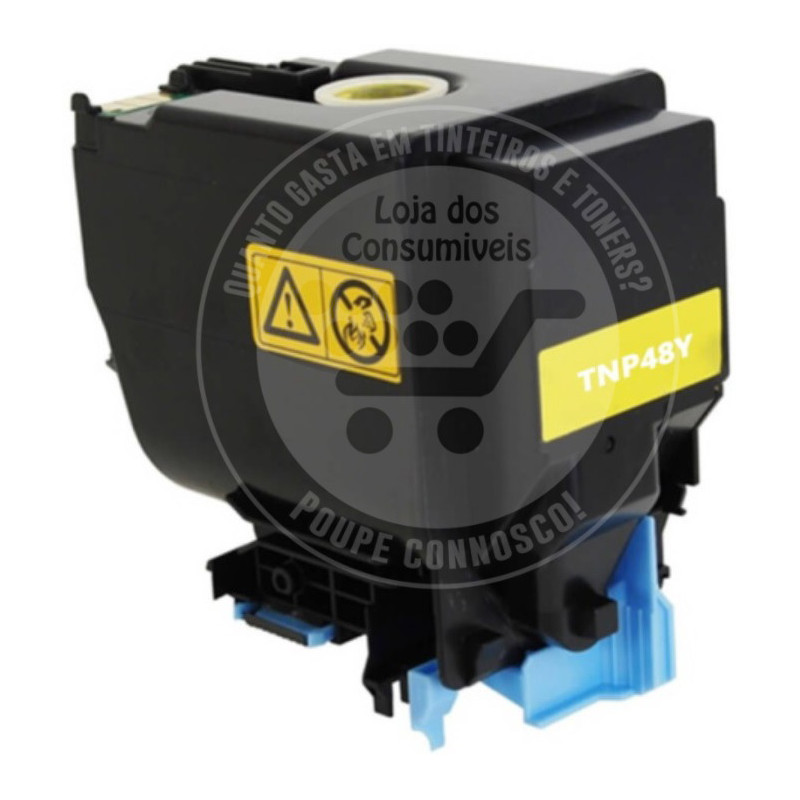 Toner Konica Minolta Compatível TNP48 Amarelo