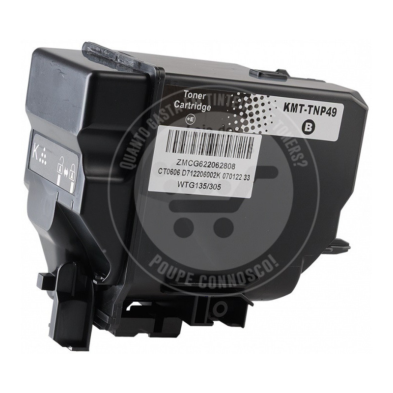 Toner Konica Minolta Compatível TNP49 Preto