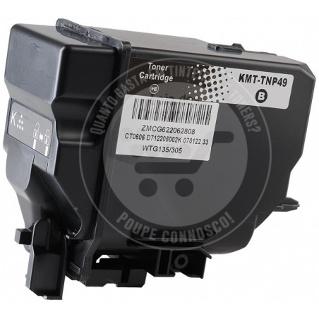 Toner Konica Minolta Compatível TNP49 Preto
