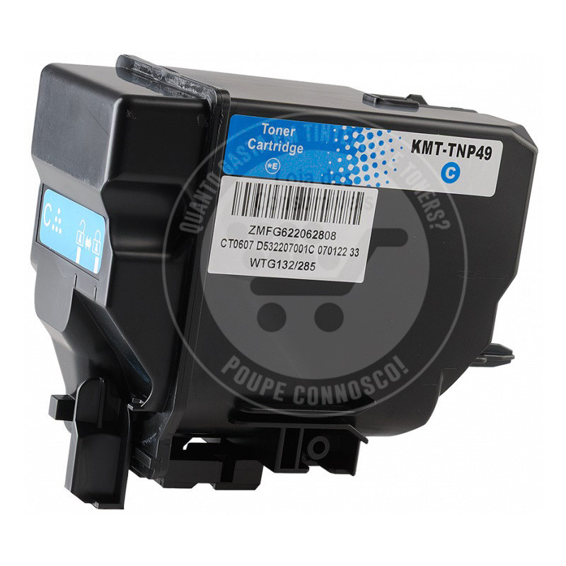 Toner Konica Minolta Compatível TNP49 Azul