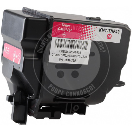 Toner Konica Minolta Compatível TNP49 Magenta