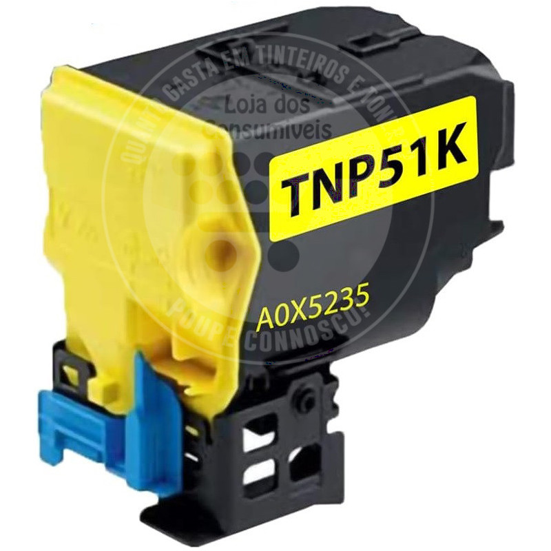 Toner Konica Minolta Compatível TNP51 Amarelo