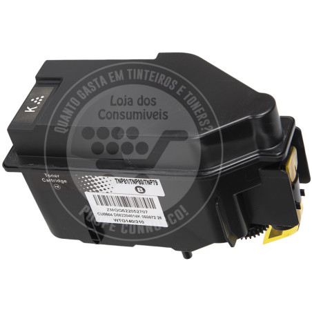 Toner Konica Minolta Compatível TNP81/TNP80/TNP79 Preto