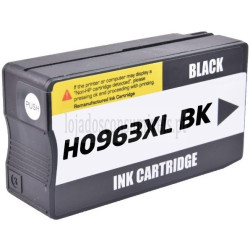 Tinteiro HP Compatível 963XL (3JA30AE/3JA26AE) Preto