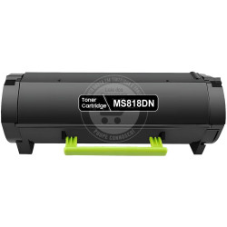 Toner Lexmark Compatível MS818DN Preto