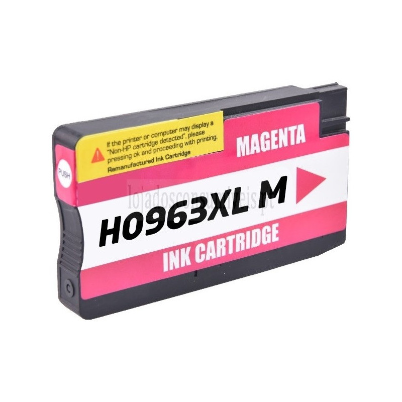 Tinteiro HP Compatível 963XL (3JA28AE/3JA24AE) Magenta