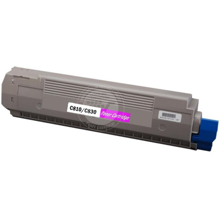 Toner OKI Compatível C810/C830 Magenta