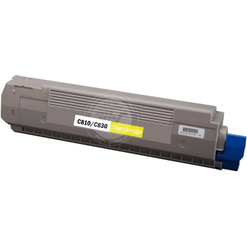 Toner OKI Compatível C810/C830 Amarelo