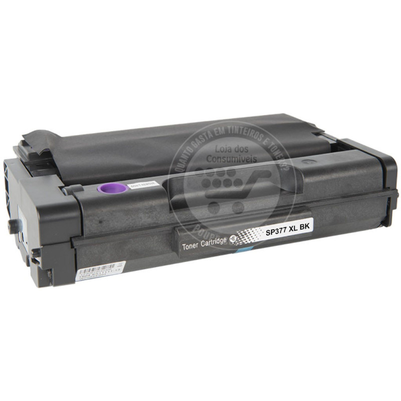 Toner Compatível Ricoh Aficio SP377 XL Preto (Alta Capacidade)