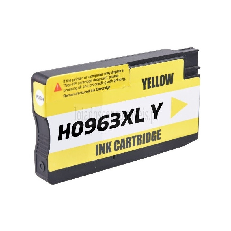 Tinteiro HP Compatível 963XL (3JA29AE/3JA25AE) Amarelo