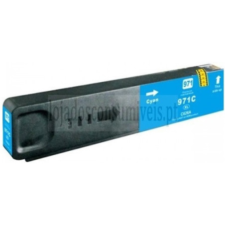 Tinteiro HP Compatível 971XL (CN626AE/CN622AE) Azul