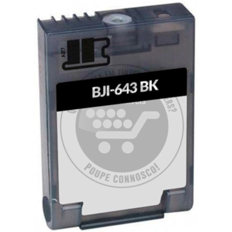 Tinteiro Canon Compatível BJI643 Preto