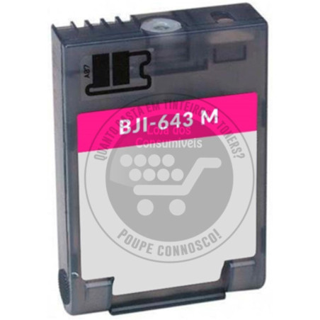 Tinteiro Canon Compatível BJI643 Magenta
