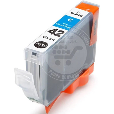 Tinteiro Canon Compatível CLI42 Azul