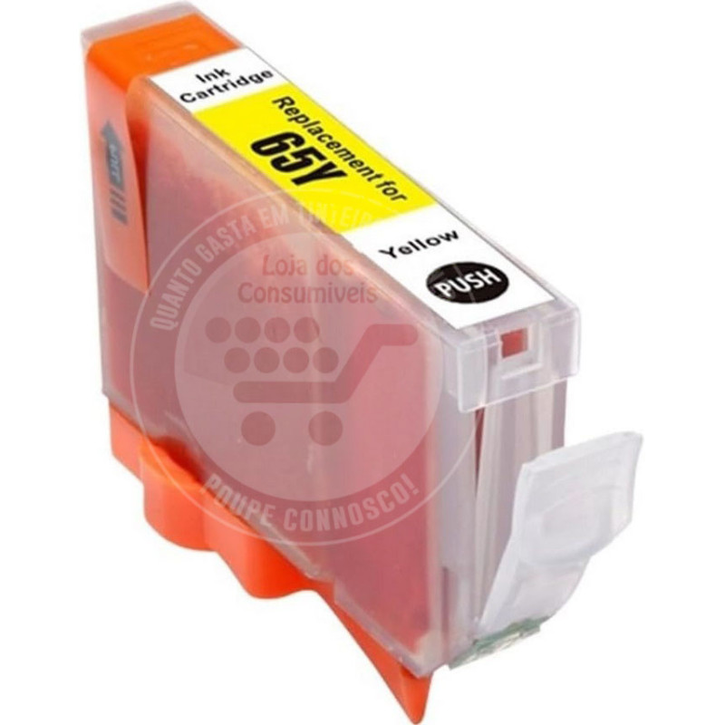 Tinteiro Canon Compatível CLI65 Amarelo