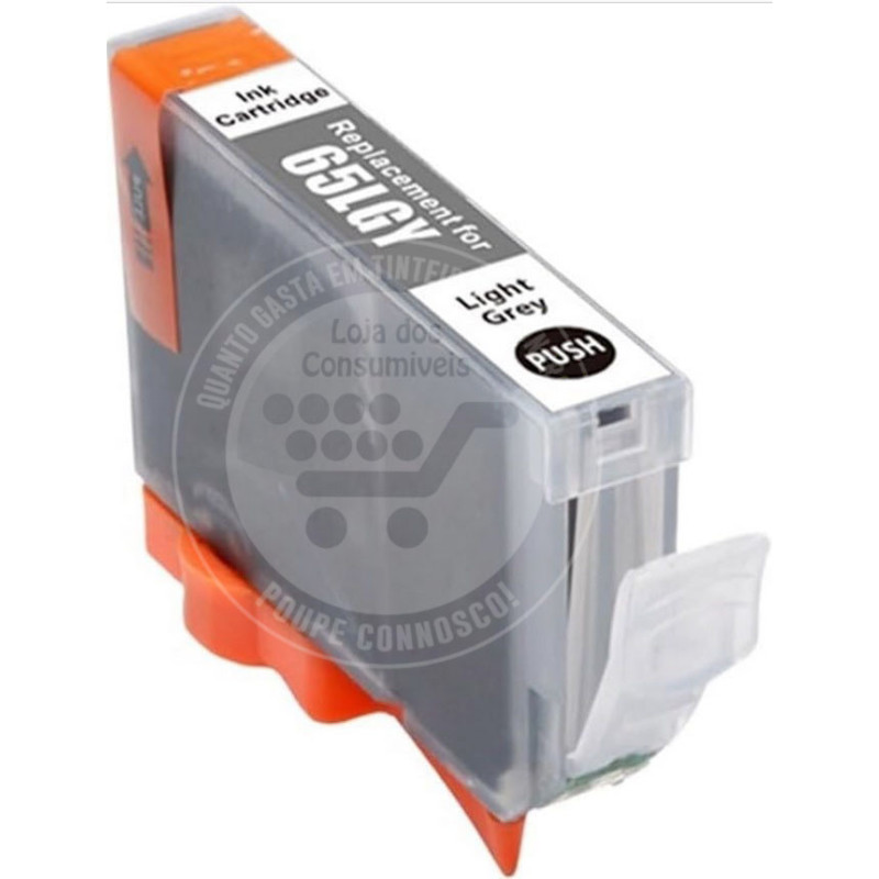 Tinteiro Canon Compatível CLI65 Cinzento Claro