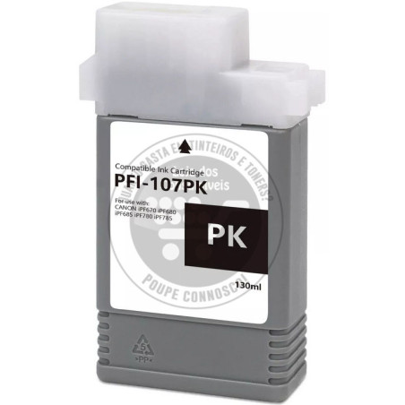 Tinteiro Canon Compatível PFI107 Preto