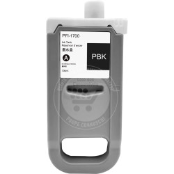 Tinteiro Canon Compatível PFI1700/PFI1300/PFI1100 Preto Foto