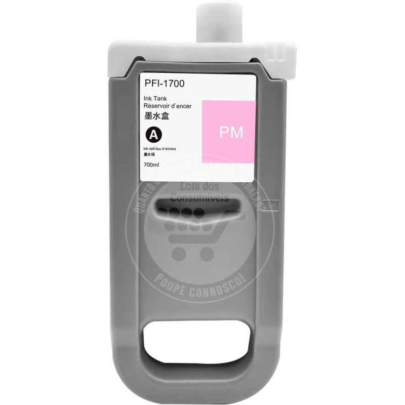 Tinteiro Canon Compatível PFI1700/PFI1300/PFI1100 Magenta Foto