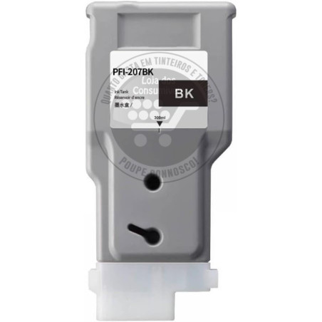 Tinteiro Canon Compatível PFI207 Preto
