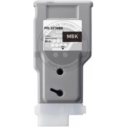 Tinteiro Canon Compatível PFI207 Preto Mate