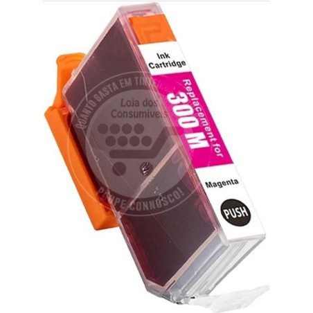 Tinteiro Canon Compatível PFI300 Magenta