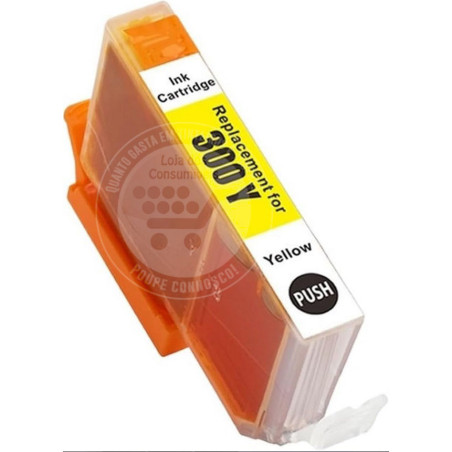 Tinteiro Canon Compatível PFI300 Amarelo